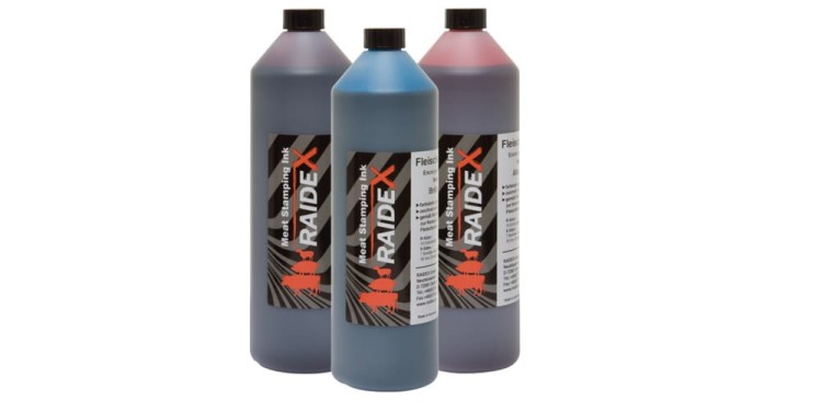 RAIDEX tusz do znakowania mięsa 1L - brązowy