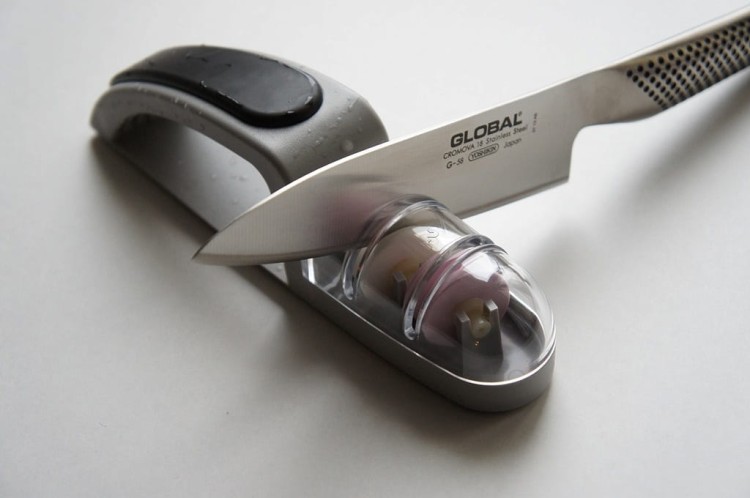 Global MinoSharp PLUS ceramiczna ostrzałka wodna 440, szaro-czarna