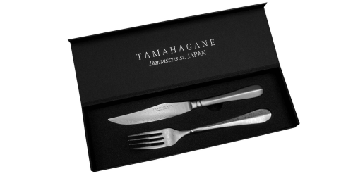 Tamahagane Zestaw Nóż + widelec do steków