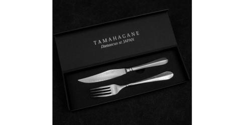 Tamahagane Zestaw Nóż + widelec do steków