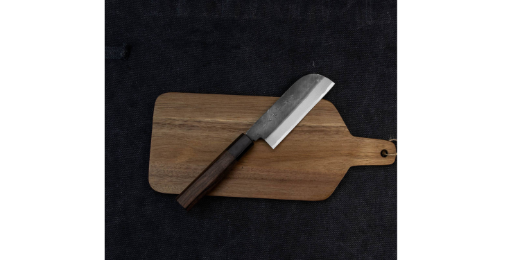 Hideo Kitaoka Shirogami Black Oktagon Nóż Kamagata Usuba 12 cm