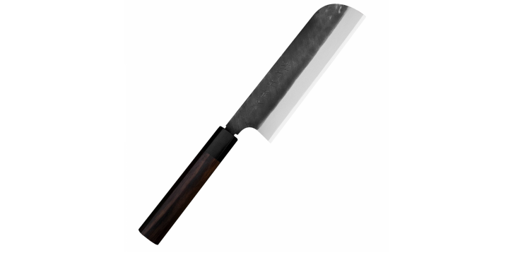 Hideo Kitaoka Shirogami Black Oktagon Nóż Kamagata Usuba 18 cm