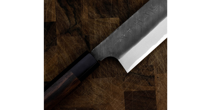 Hideo Kitaoka Shirogami Black Oktagon Nóż Kamagata Usuba 18 cm