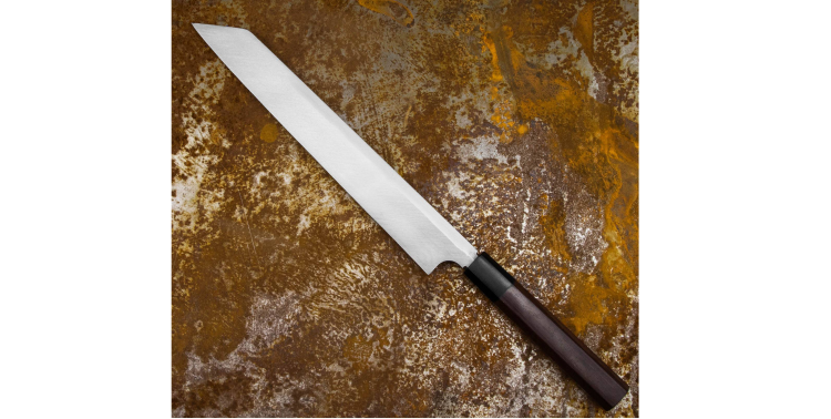 Hideo Kitaoka Shirogami Black Oktagon Nóż Kiritsuke 27cm