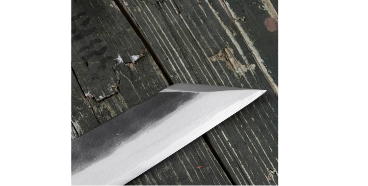 Hideo Kitaoka Shirogami Black Oktagon Nóż Kiritsuke 27cm