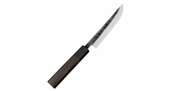 Hideo Kitaoka Shirogami Black Oktagon Nóż Matsuba 12cm