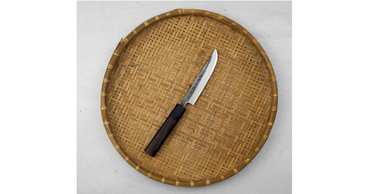 Hideo Kitaoka Shirogami Black Oktagon Nóż Matsuba 12cm