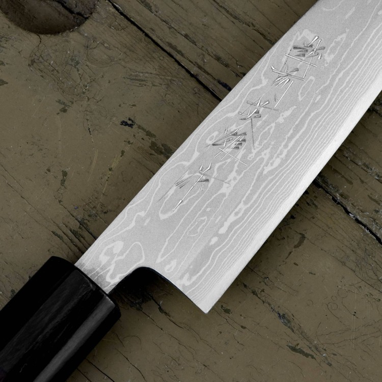 Hideo Kitaoka Shirogami Satin Nóż Kaisaki 12 cm