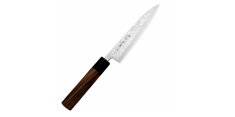 Hideo Kitaoka Shirogami Satin Nóż Kaisaki 15cm