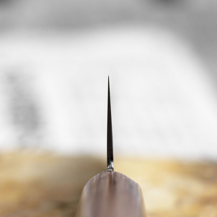 Kanetsune 1000 Shirogami#2/SS Nóż Mini Santoku 14cm