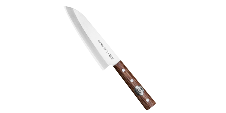 Kanetsune 1000 Shirogami#2/SS Nóż Santoku 16,5cm