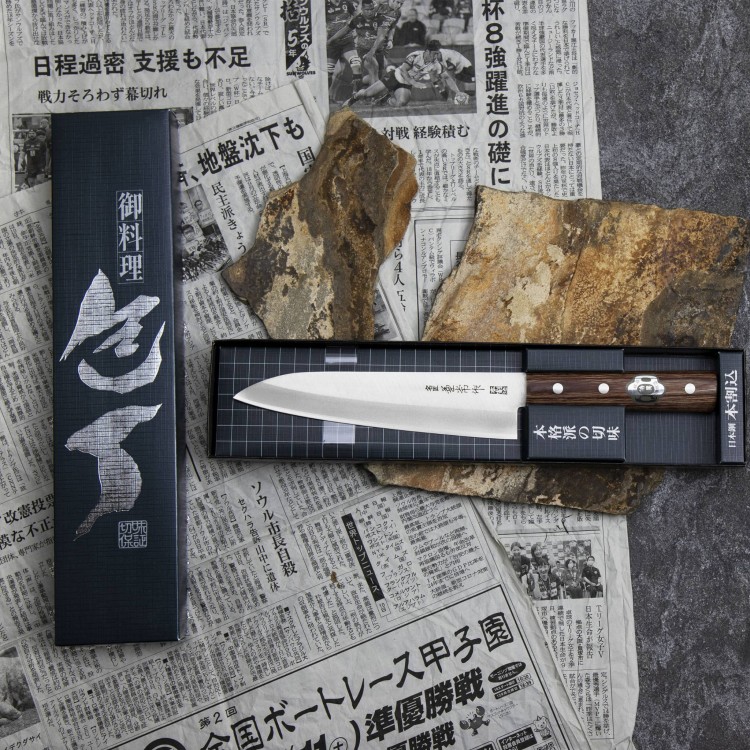 Kanetsune 1000 Shirogami#2/SS Nóż Szefa kuchni 18cm