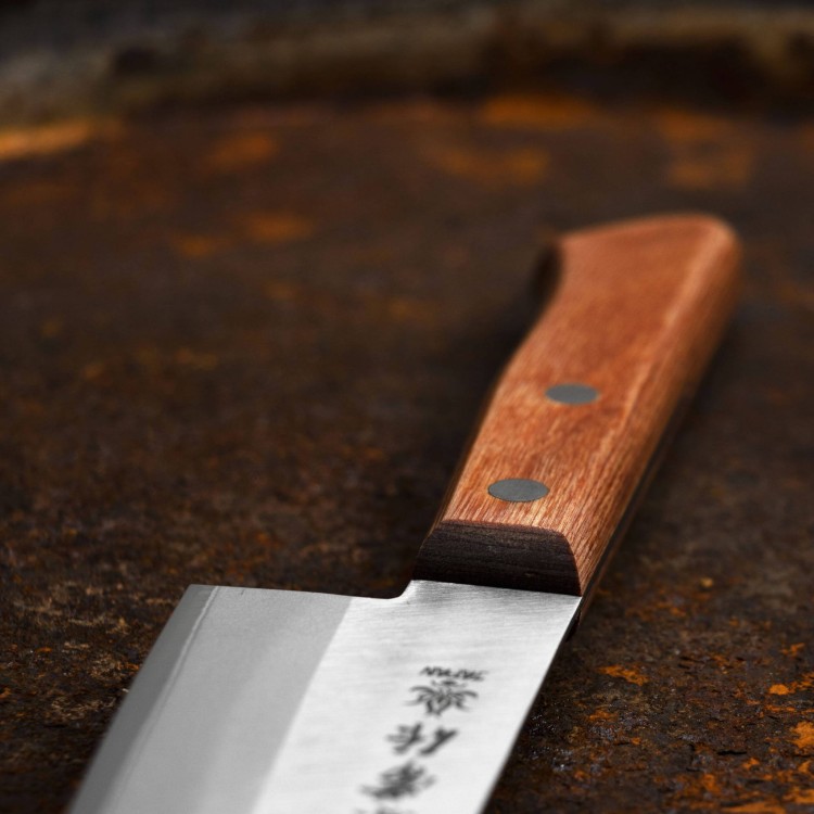 Kanetsune 510 Shirogami#2/SS Nóż Santoku 16,5 cm