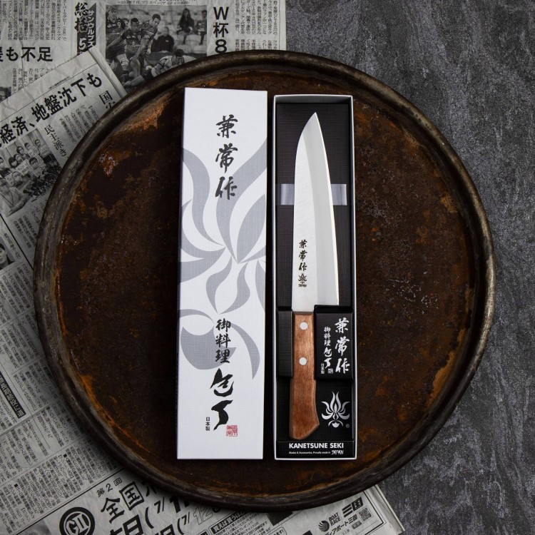 Kanetsune 510 Shirogami#2/SS Nóż Szefa Kuchni 18 cm