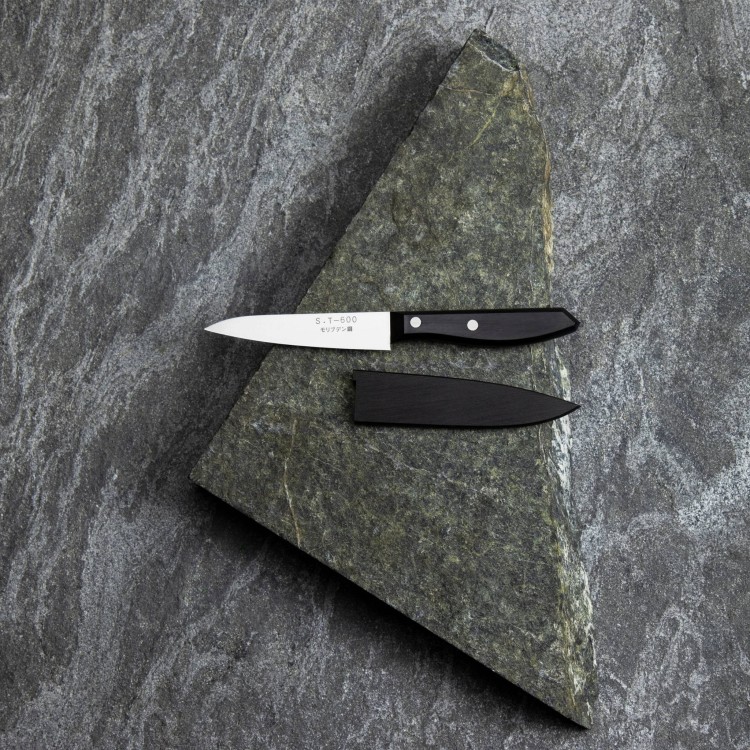 Kanetsune AUS-6 Nożyk z drewnianą pochwą 10,3 cm