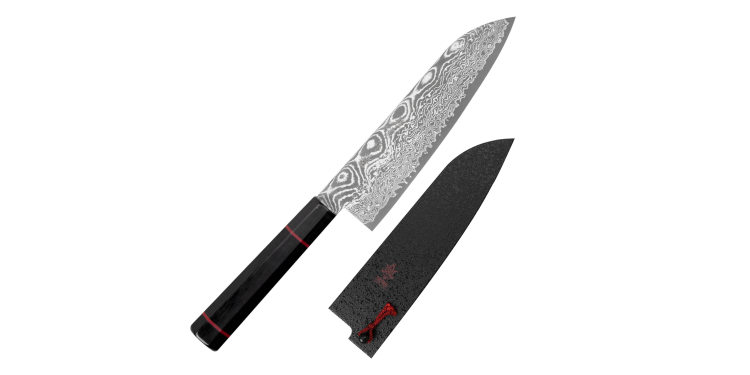 Kanetsune Namishibuki SG-2 Nóż Santoku 18 cm + Saya