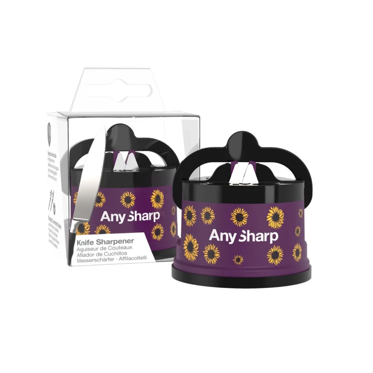 Ostrzałka do noży AnySharp Classic Purple Sunflowers