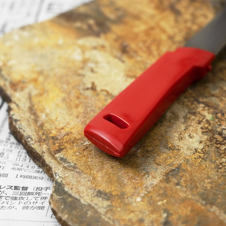 Kanetsune 420J2 Nóż Kiridashi 4 cm Czerwony