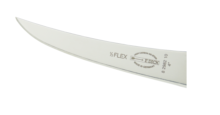 Dick Ergogrip nóż trybownik wygięty półelastyczny 10cm żółty 8298210