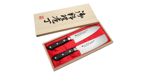 Satake Katsu Zestaw nóż Santoku + Nakiri