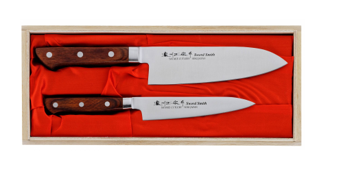 Satake Kotori Zestaw 2 noży uniwersalny + Santoku HG8351W