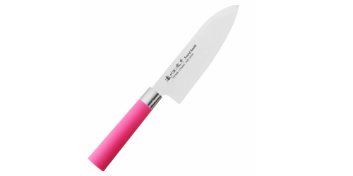 Satake Macaron Pink Nóż Santoku 17 cm 807-265