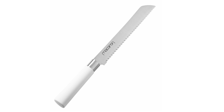Satake Macaron White Nóż do pieczywa 20 cm 802-246