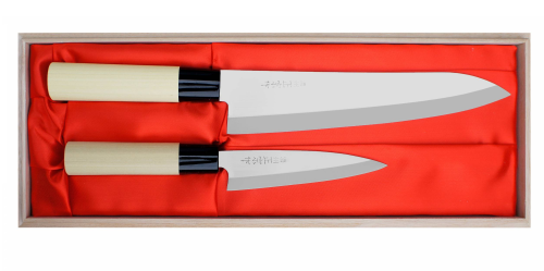 Satake Megumi Zestaw Nóż Uniwersalny + Szefa HG8166W