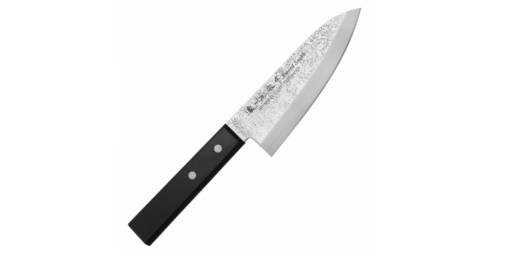 Satake Nashiji Black Pakka Nóż Deba 15,5cm 801-737