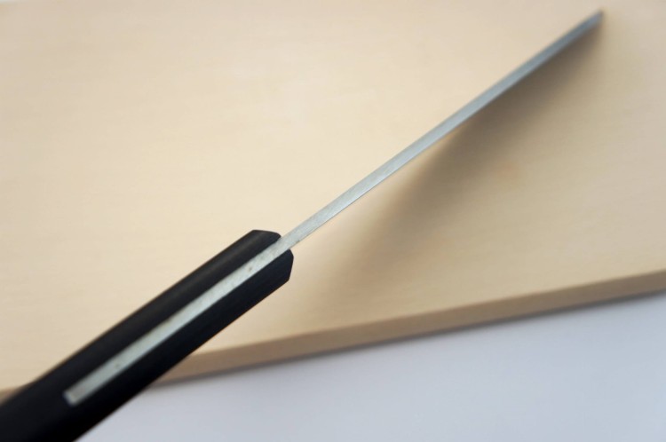 Satake Nashiji Black Pakka Nóż Deba 15,5cm 801-737