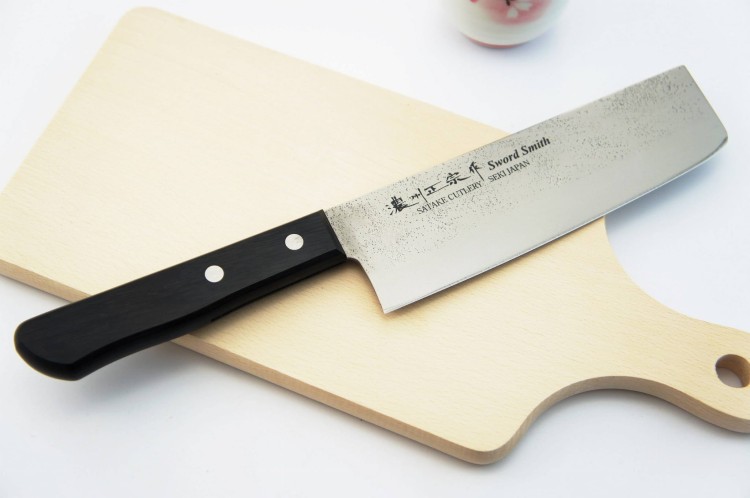 Satake Nashiji Black Pakka Nóż Nakiri 16cm