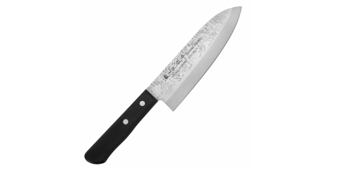 Satake Nashiji Black Pakka Nóż Santoku 17cm 801-713