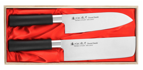 Satake Saku PP Zestaw Nóż Santoku + Nakiri