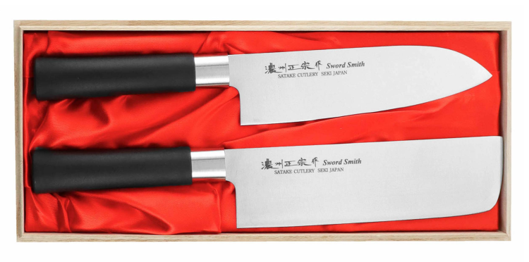 Satake Saku PP Zestaw Nóż Santoku + Nakiri