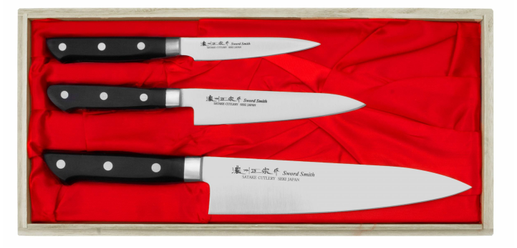 Satake Satoru Zestaw 3 noży kuchennych