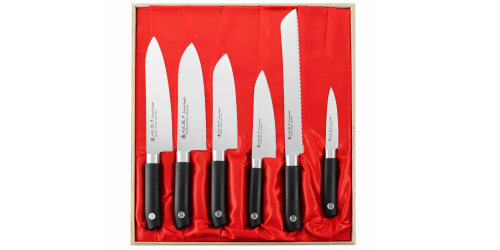 Satake Sword Smith Zestaw 6 noży w drewnianym pudełku HG8327W