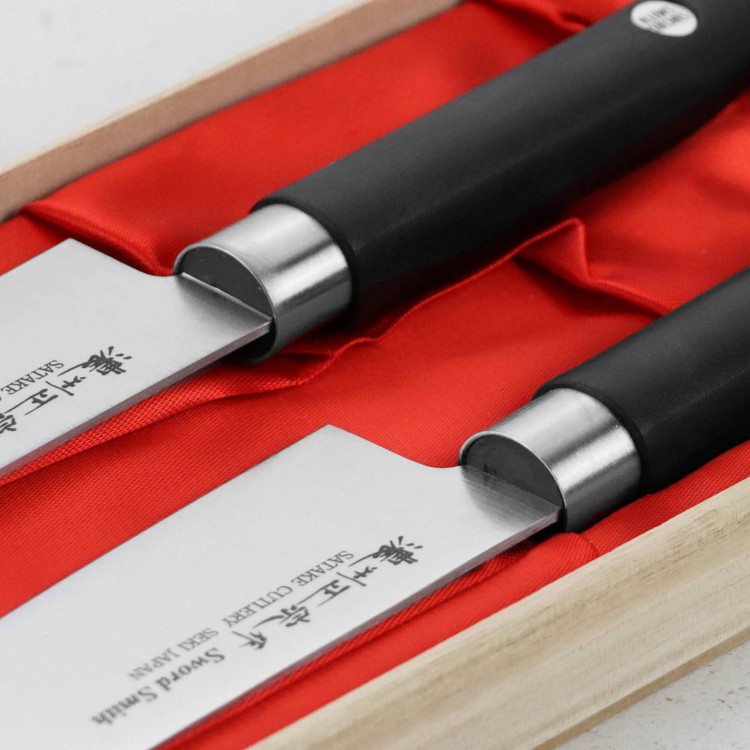 Satake Sword Smith Zestaw Nóż Szefa + Santoku HG8325W