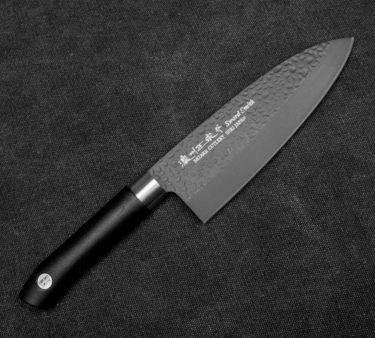 Satake Sword Smith Black Nóż Deba 16cm 805-759
