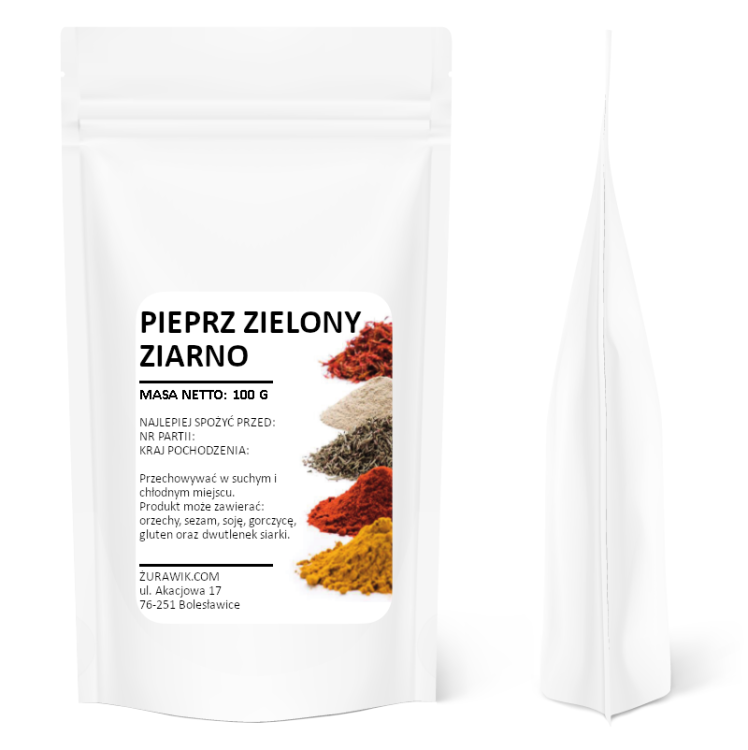 Pieprz zielony ziarno 100 g