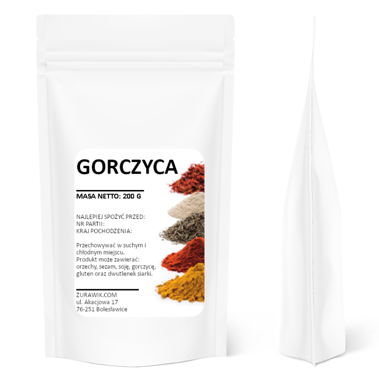 Gorczyca biała ziarno 200 g