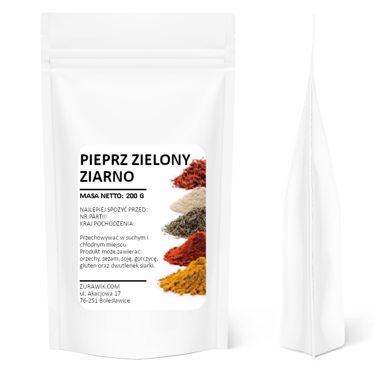 Pieprz zielony ziarno 200 g
