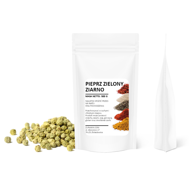 Pieprz zielony ziarno 500 g