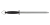 Fallkniven stalka D12pro 30 cm diamentowa owalna