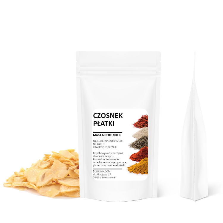 Czosnek suszony płatki 100 g