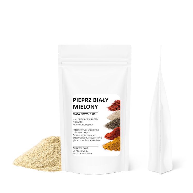 Pieprz biały mielony 1 kg