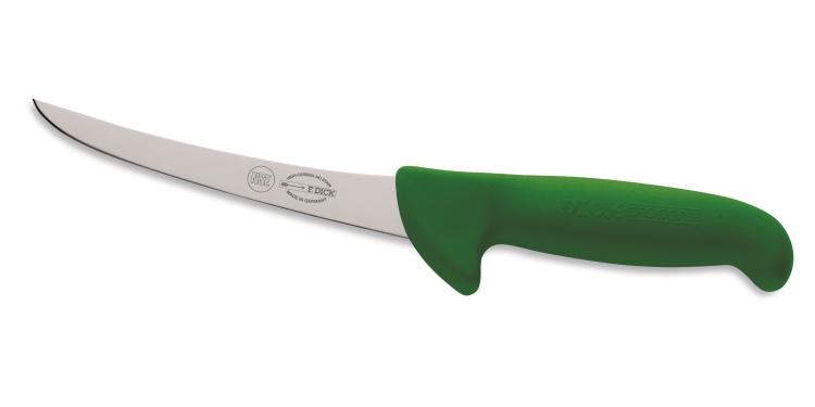 Dick Ergogrip nóż trybownik wygięty twardy 15 cm zielony 8299115