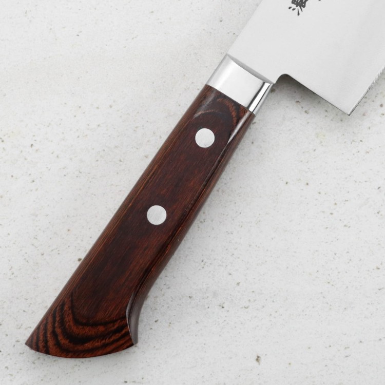 Satake Unique Shirogami Nóż Nakiri 17cm w drewnianym pudełku 803-342
