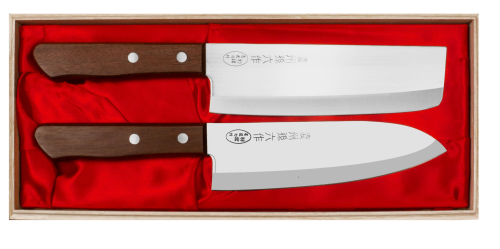 Satake Tomoko Zestaw Santoku + Nakiri HG8373W