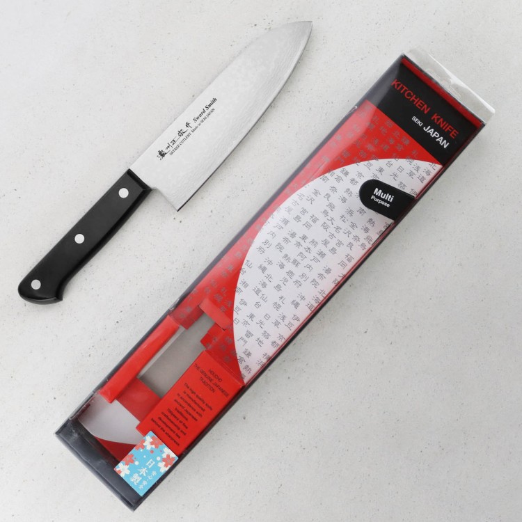 Satake Unique VG-10 Damascus Nóż Santoku 17cm 806-9613
