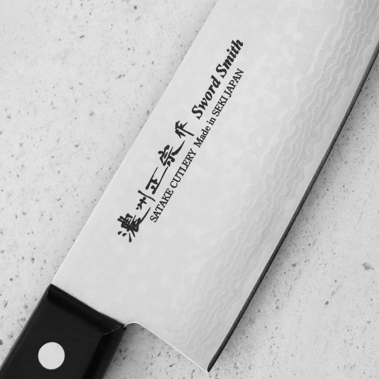 Satake Unique VG-10 Damascus Nóż Santoku 17cm 806-9613